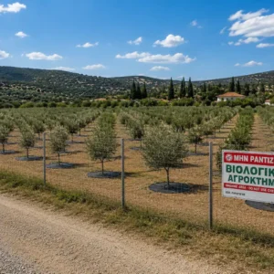 Στρογγυλό ύφασμα εδαφοκάλυψης για δέντρα